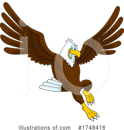 Royalty-Free (RF) Eagle Clipart Illustration by Hit Toon - Stock Sample #1748416
