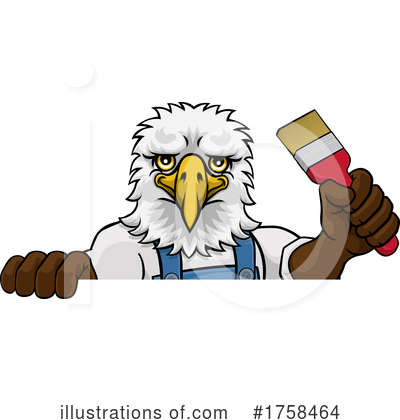 Royalty-Free (RF) Eagle Clipart Illustration by AtStockIllustration - Stock Sample #1758464