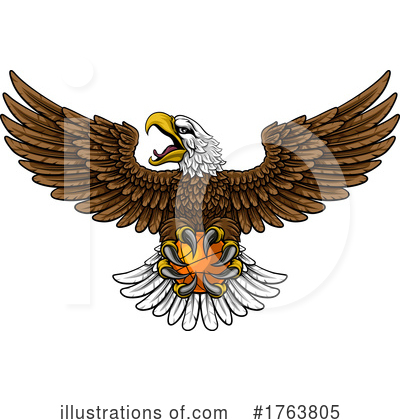 Royalty-Free (RF) Eagle Clipart Illustration by AtStockIllustration - Stock Sample #1763805