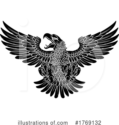 Royalty-Free (RF) Eagle Clipart Illustration by AtStockIllustration - Stock Sample #1769132