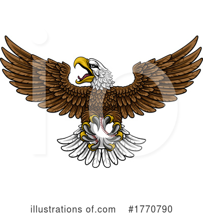 Royalty-Free (RF) Eagle Clipart Illustration by AtStockIllustration - Stock Sample #1770790