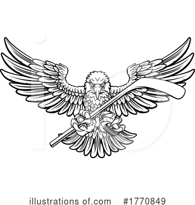 Royalty-Free (RF) Eagle Clipart Illustration by AtStockIllustration - Stock Sample #1770849