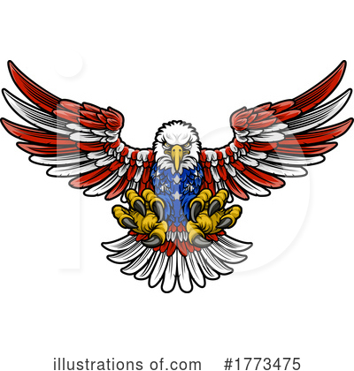 Royalty-Free (RF) Eagle Clipart Illustration by AtStockIllustration - Stock Sample #1773475