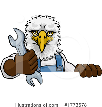 Royalty-Free (RF) Eagle Clipart Illustration by AtStockIllustration - Stock Sample #1773678