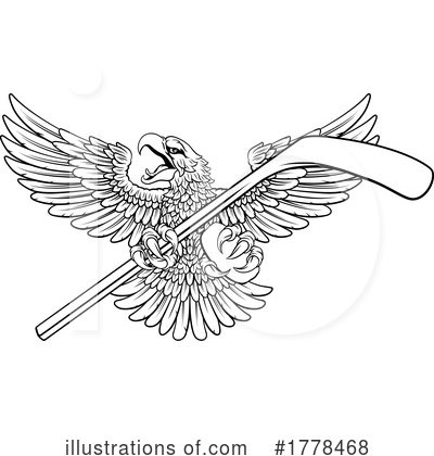 Royalty-Free (RF) Eagle Clipart Illustration by AtStockIllustration - Stock Sample #1778468