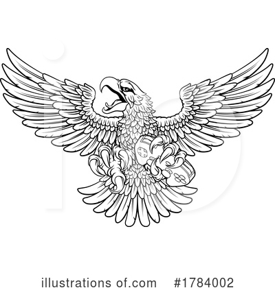 Royalty-Free (RF) Eagle Clipart Illustration by AtStockIllustration - Stock Sample #1784002