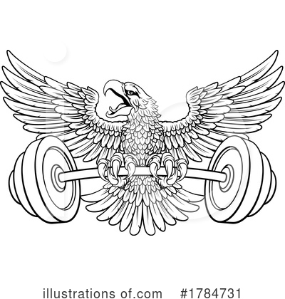 Royalty-Free (RF) Eagle Clipart Illustration by AtStockIllustration - Stock Sample #1784731