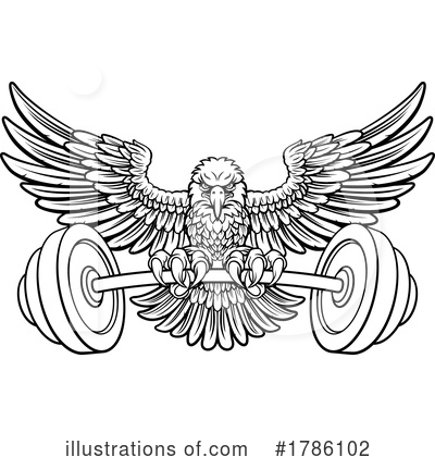Royalty-Free (RF) Eagle Clipart Illustration by AtStockIllustration - Stock Sample #1786102
