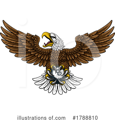 Royalty-Free (RF) Eagle Clipart Illustration by AtStockIllustration - Stock Sample #1788810