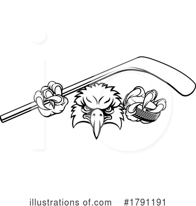 Hockey Player Clipart #1791191 by AtStockIllustration