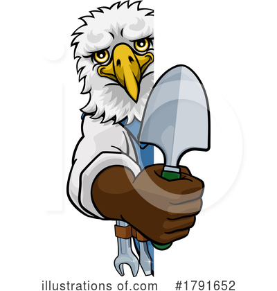 Royalty-Free (RF) Eagle Clipart Illustration by AtStockIllustration - Stock Sample #1791652