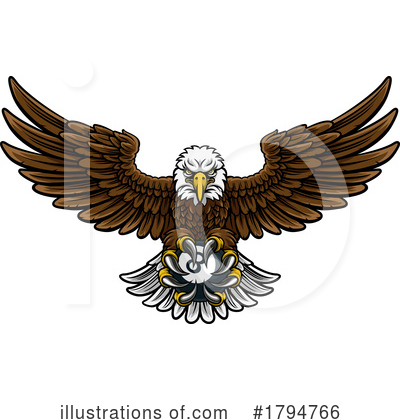 Royalty-Free (RF) Eagle Clipart Illustration by AtStockIllustration - Stock Sample #1794766