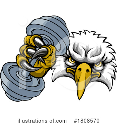 Royalty-Free (RF) Eagle Clipart Illustration by AtStockIllustration - Stock Sample #1808570