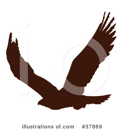 Royalty-Free (RF) Eagle Clipart Illustration by OnFocusMedia - Stock Sample #37869