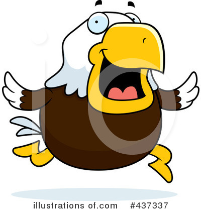 Royalty-Free (RF) Eagle Clipart Illustration by Cory Thoman - Stock Sample #437337