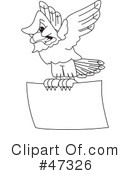 Eagle Mascot Clipart #47326 by Mascot Junction