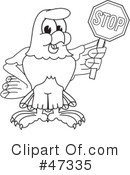 Eagle Mascot Clipart #47335 by Mascot Junction
