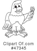 Eagle Mascot Clipart #47345 by Mascot Junction