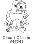 Eagle Mascot Clipart #47348 by Mascot Junction