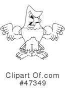 Eagle Mascot Clipart #47349 by Mascot Junction