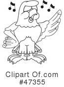 Eagle Mascot Clipart #47355 by Mascot Junction