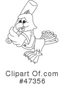 Eagle Mascot Clipart #47356 by Mascot Junction