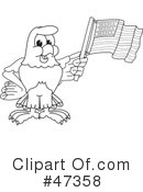 Eagle Mascot Clipart #47358 by Mascot Junction