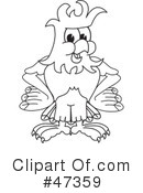 Eagle Mascot Clipart #47359 by Mascot Junction