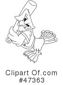 Eagle Mascot Clipart #47363 by Mascot Junction