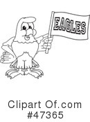Eagle Mascot Clipart #47365 by Mascot Junction