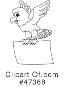 Eagle Mascot Clipart #47368 by Mascot Junction