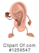 Ear Character Clipart #1259547 by Julos