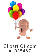 Ear Character Clipart #1335467 by Julos