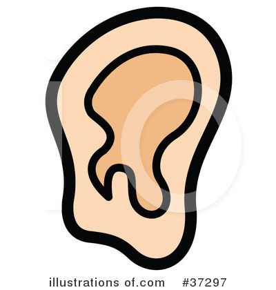 Royalty-Free (RF) Ear Clipart Illustration by Andy Nortnik - Stock Sample #37297