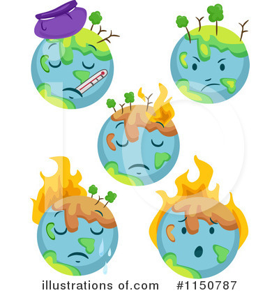 Royalty-Free (RF) Earth Clipart Illustration by BNP Design Studio - Stock Sample #1150787