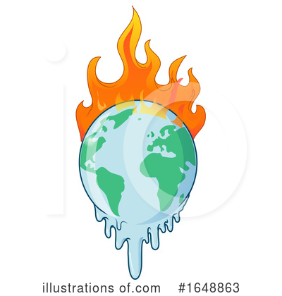 Global Warming Clipart #1648863 by Domenico Condello