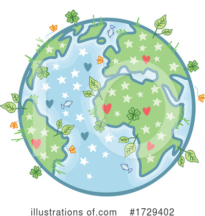Royalty-Free (RF) Earth Clipart Illustration by NL shop - Stock Sample #1729402