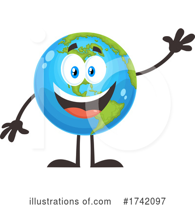 Royalty-Free (RF) Earth Clipart Illustration by Hit Toon - Stock Sample #1742097
