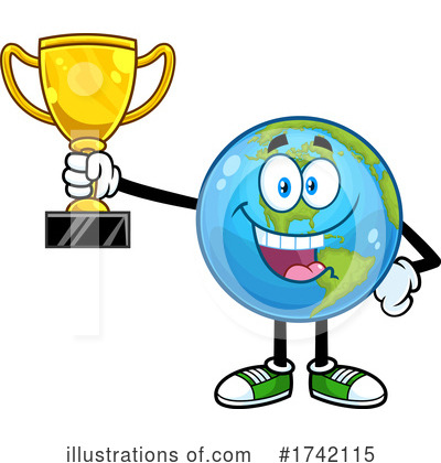 Trophy Clipart #1742115 by Hit Toon