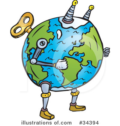 Robot Clipart #34394 by Lisa Arts