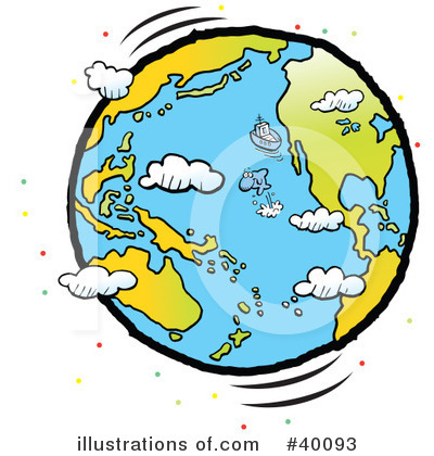 Royalty-Free (RF) Earth Clipart Illustration by Johnny Sajem - Stock Sample #40093