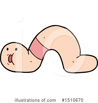 Royalty-Free (RF) Earth Worm Clipart Illustration by lineartestpilot - Stock Sample #1510670