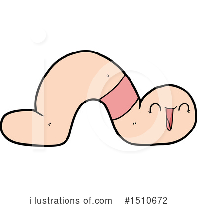 Royalty-Free (RF) Earth Worm Clipart Illustration by lineartestpilot - Stock Sample #1510672