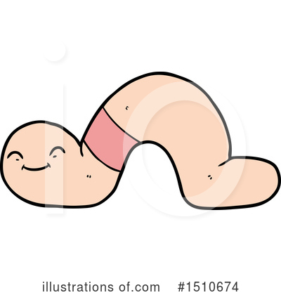 Royalty-Free (RF) Earth Worm Clipart Illustration by lineartestpilot - Stock Sample #1510674