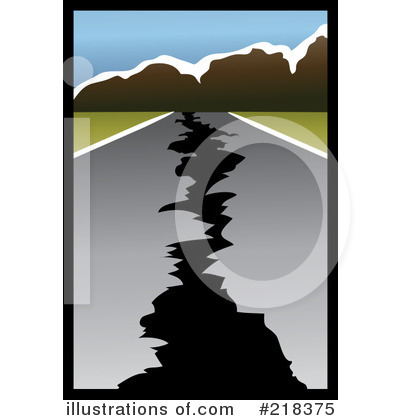 Royalty-Free (RF) Earthquake Clipart Illustration by Pams Clipart - Stock Sample #218375