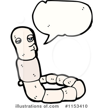 Royalty-Free (RF) Earthworm Clipart Illustration by lineartestpilot - Stock Sample #1153410