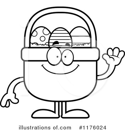 Royalty-Free (RF) Easter Basket Clipart Illustration by Cory Thoman - Stock Sample #1176024
