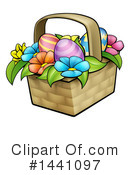 Easter Basket Clipart #1441097 by AtStockIllustration