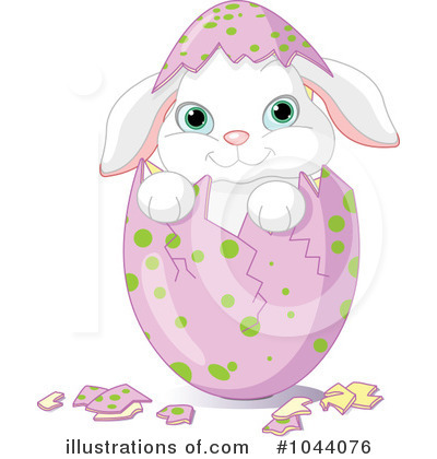 Royalty-Free (RF) Easter Bunny Clipart Illustration by Pushkin - Stock Sample #1044076