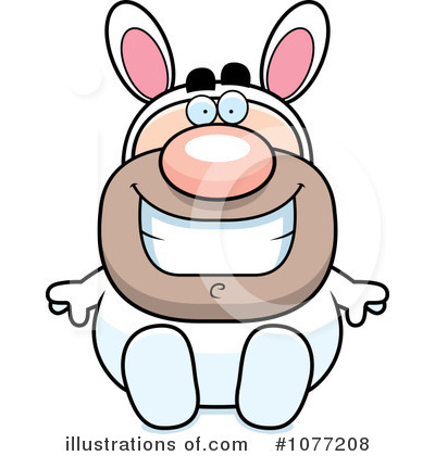 Royalty-Free (RF) Easter Bunny Clipart Illustration by Cory Thoman - Stock Sample #1077208